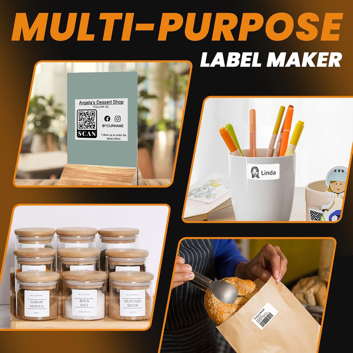 Phomemo M110 - Portable Label Maker -For Home/ Office/Outdoor Use