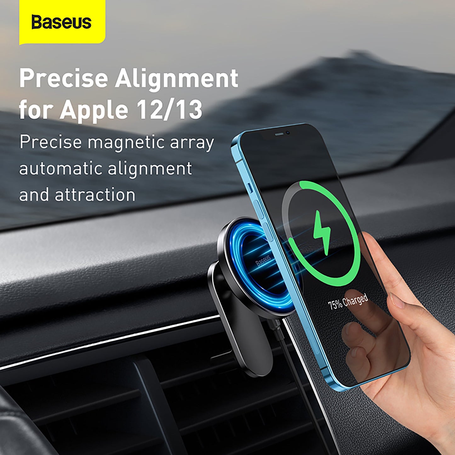 Baseus Big Energy Car Mount Wireless Charger