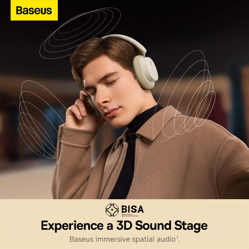 Baseus - Bowie D05 - Wireless Headphones - Deep Bass, Bluetooth 5.3 - Music, Gaming