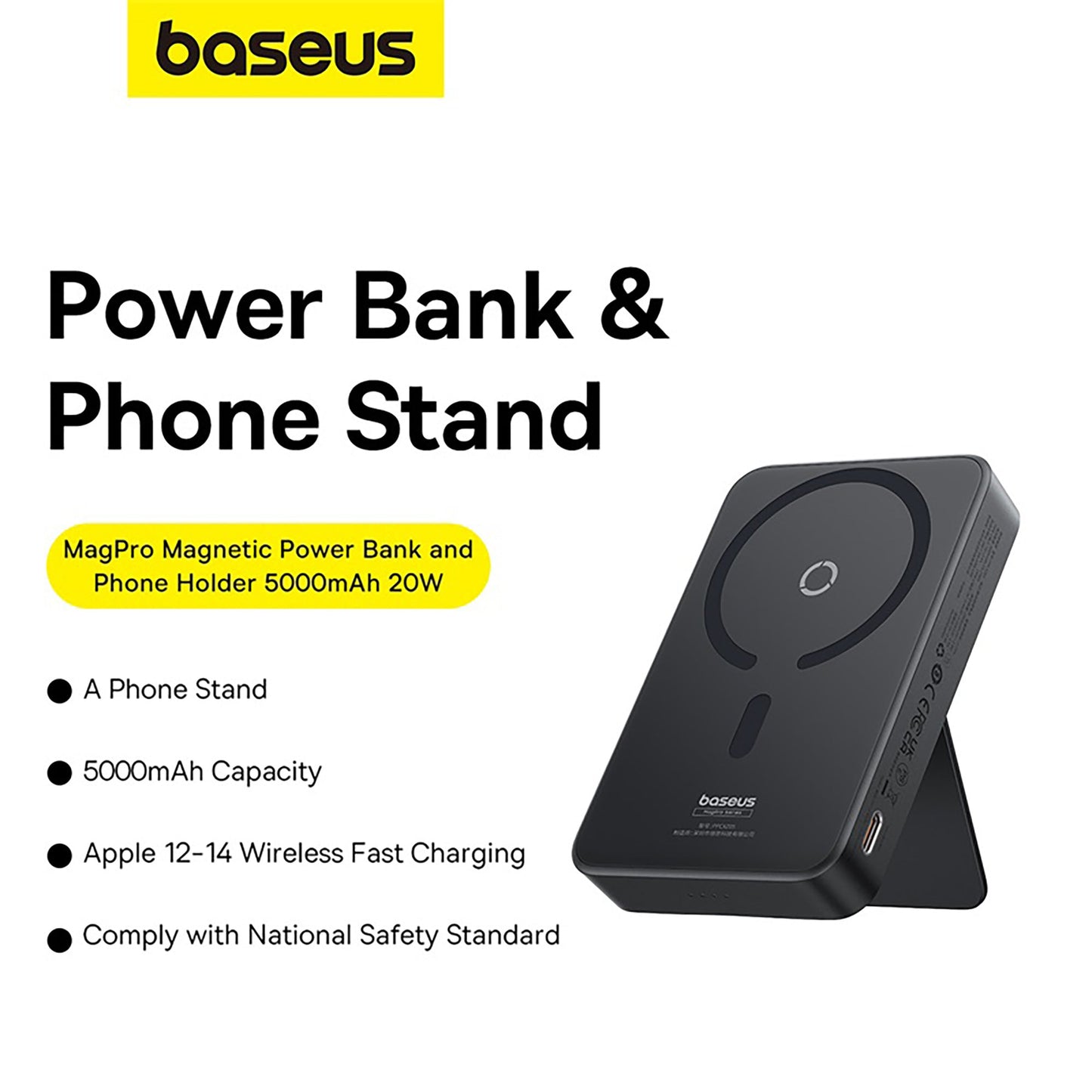 Baseus MagPro Magnetic Bracket 20W Wireless Power Bank