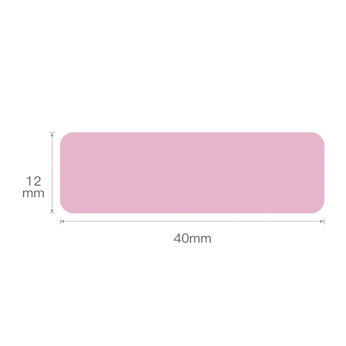 Niimbot Color Series Thermal Label For D11/D110/D101 12x30mm-210pcs Fluorescent Lilac