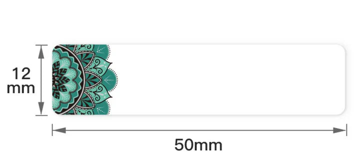 Niimbot Color Series Thermal Label For D11/D110/D101 12x50mm-130pcs Porcelain