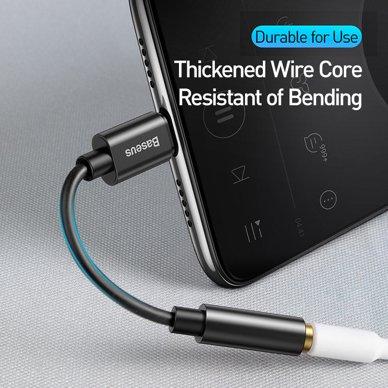 Baseus - L54 - Type C to 3.5mm Adapter - Audio, Durable - Music, Phones