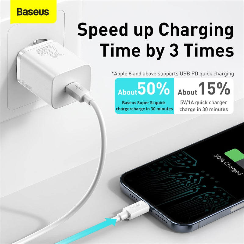 Baseus Super Si Quick Charger 1C 20W EU White