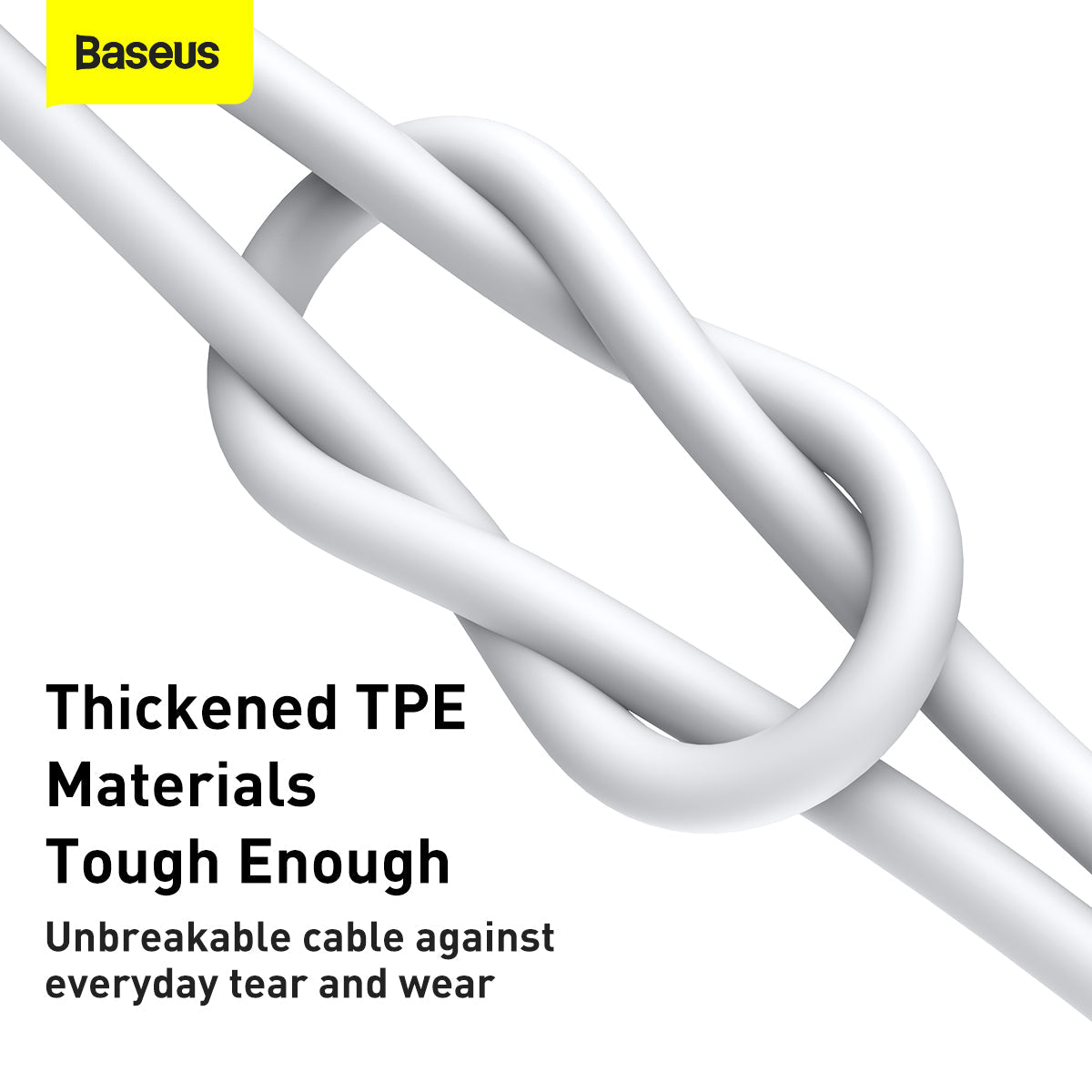 Baseus Superior Series Fast Charging Data Cable USB to Type-C 66W 1M White