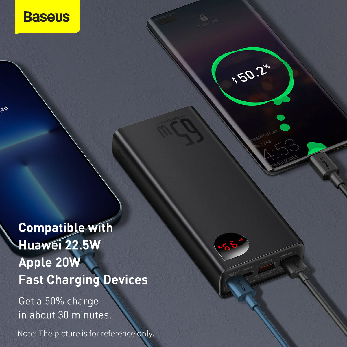 Baseus Adaman Series Laptop Power Bank 65W 20000mAh