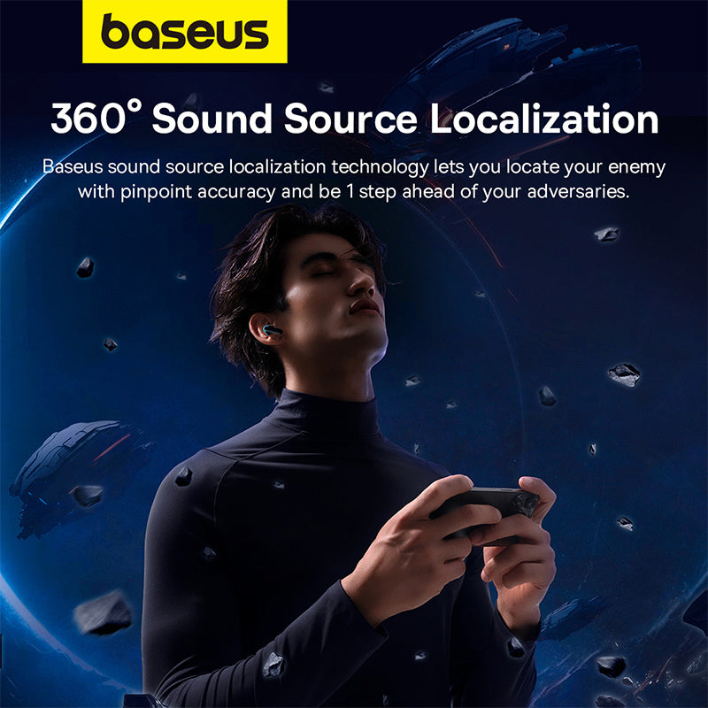 Baseus - AeQur G10 - TWS Wireless Earphones - Bluetooth 5.3, Touch Control - Fitness, Calls