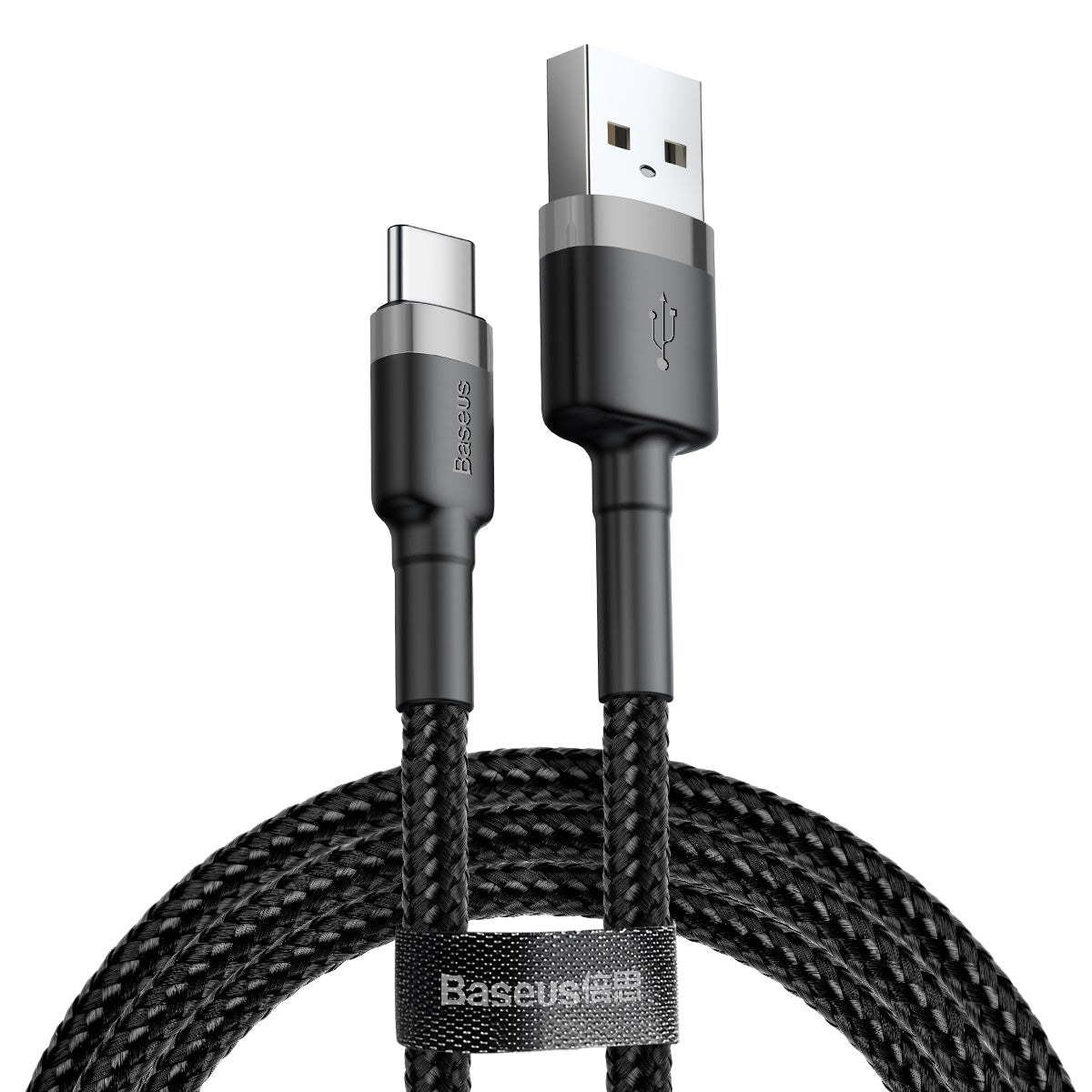 Baseus Cafule Series 1M USB to Type C Cable: 3A Fast Charge for Phones & Tablets Black