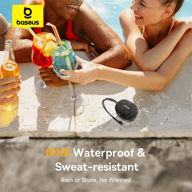 Baseus - AeQur 35 Pro - Portable Wireless Speaker - Powerful Bass, Bluetooth 5.3 - Outdoors, Parties