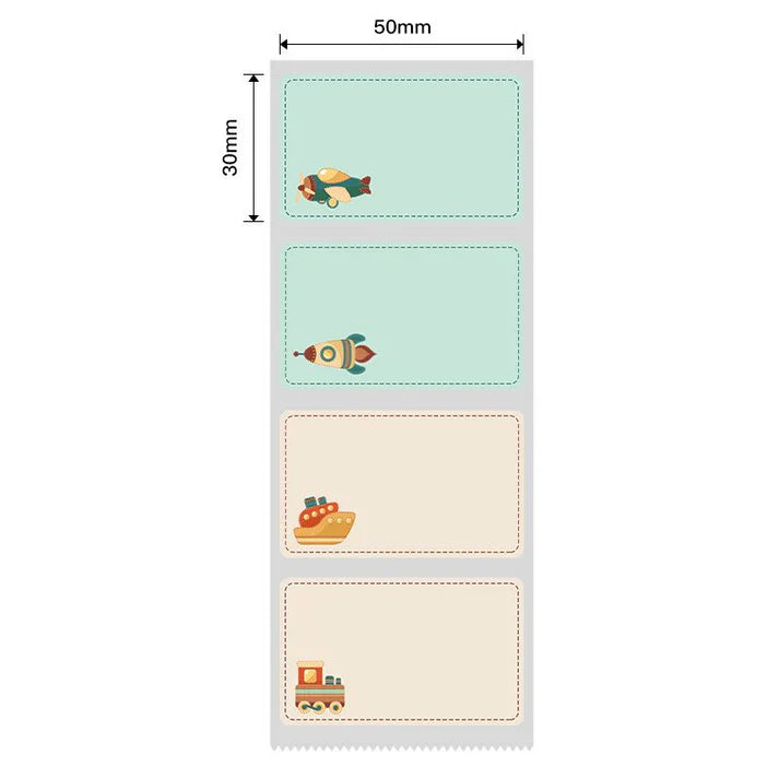 Niimbot Color Series Thermal Label For B21/B1/B3S 50x30mm-230pcs Toy Design