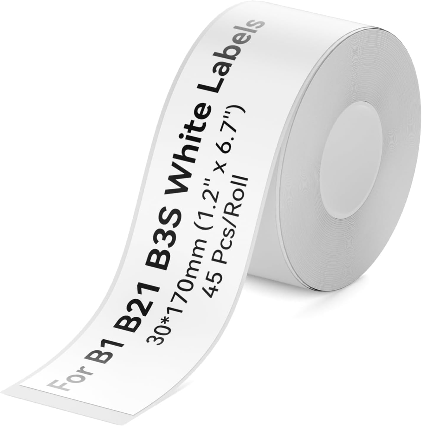 Niimbot Thermal Transfer Label For M2 Label Printer 30x170mm-40pcs White