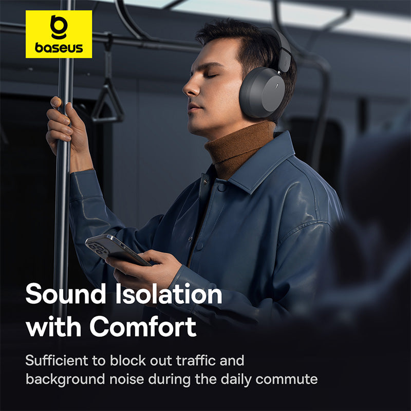 Baseus - Bass 35 Max - Wireless Headphones - Max Bass, Bluetooth 5.3 - Music, Sports