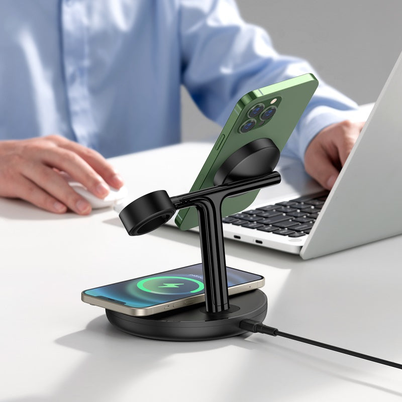 Baseus Swan 3-in-1 Wireless Magnetic Charging Bracket 20W Black Universal Version