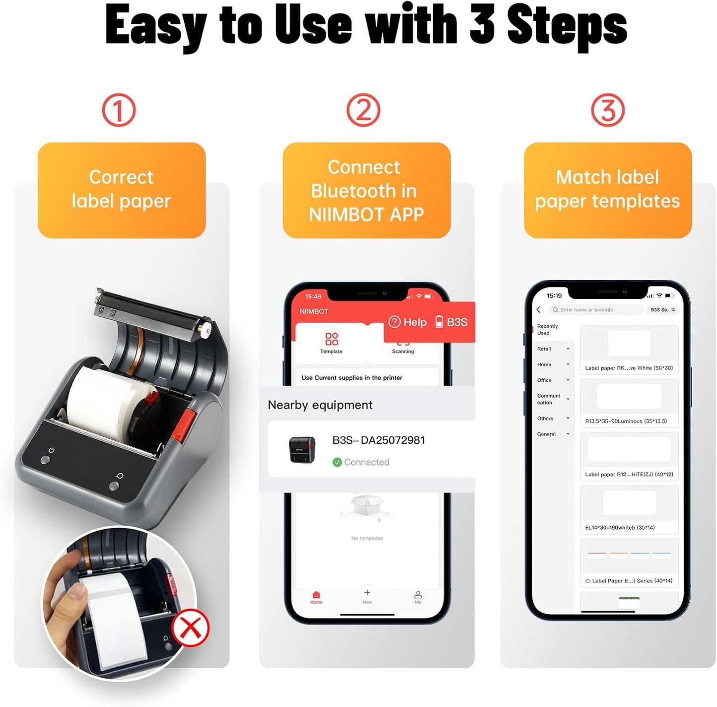 Niimbot B3S - Portable Thermal Label Printer - Niimbot Online