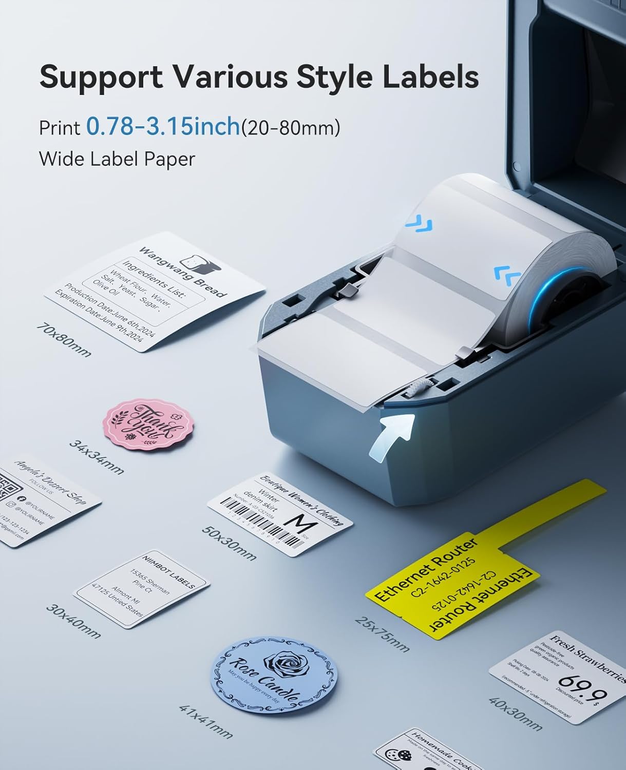 NIIMBOT K3 - High-Speed Dual Connect Printer - For Logistics Enterprises
