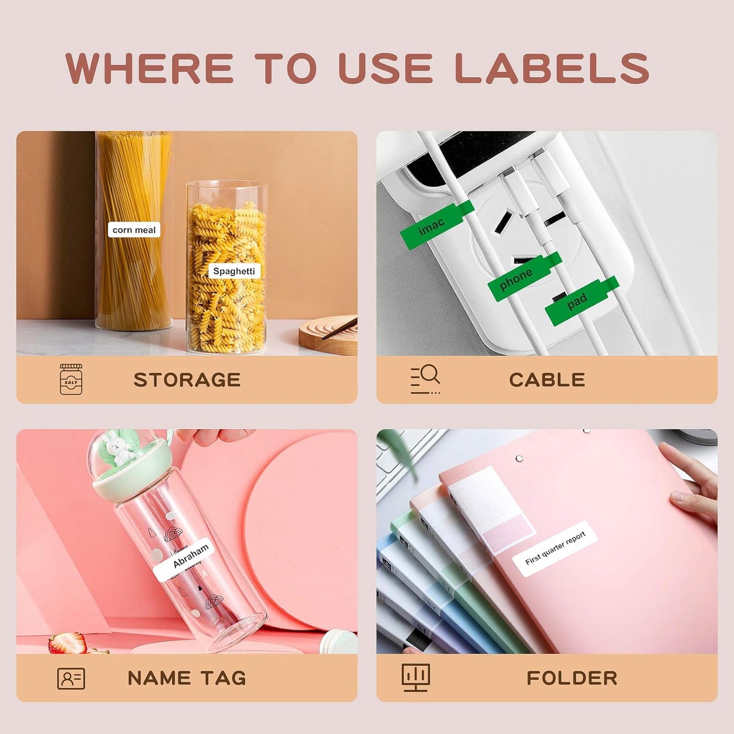 Niimbot White Series Thermal Label For D11/D110/D101