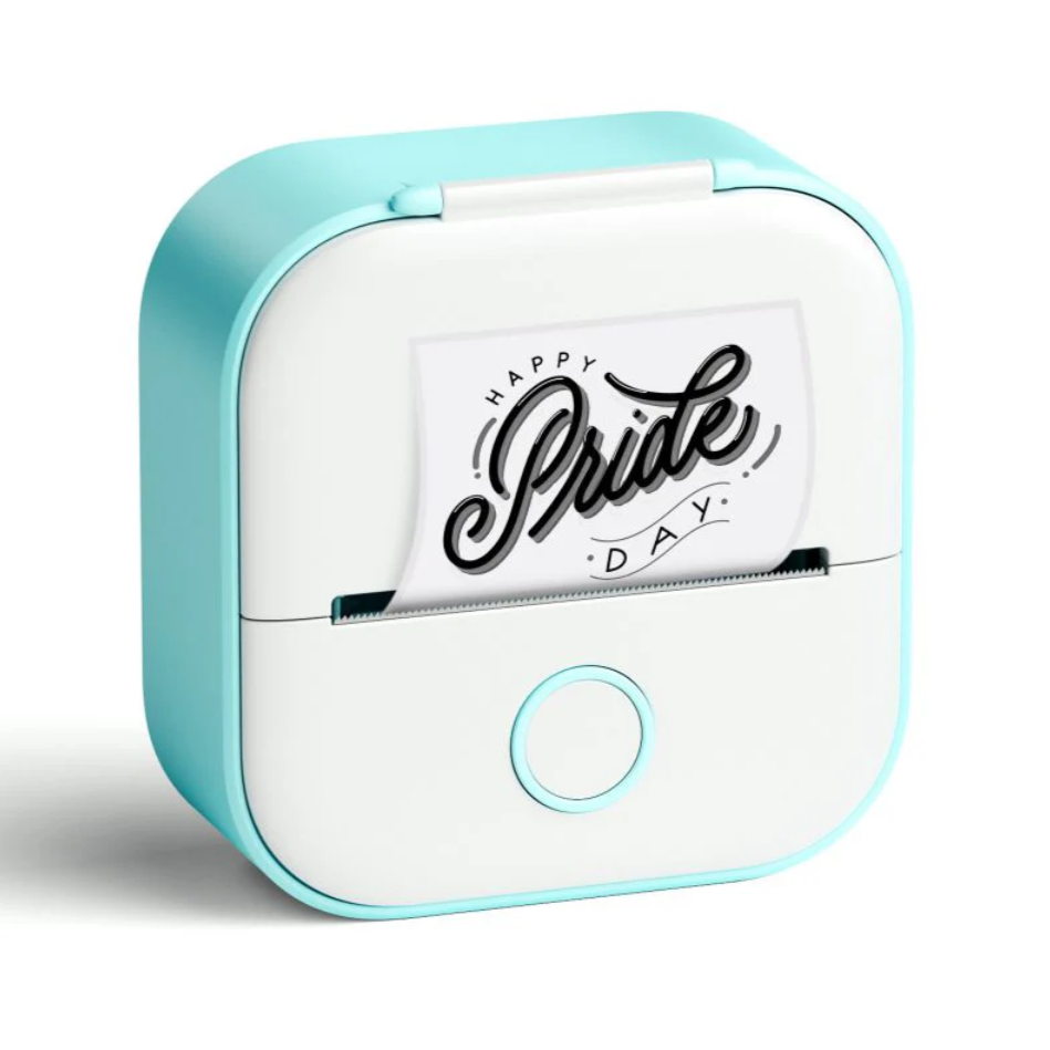 Phomemo T02-Inkless Mini Printer- For Note & Tips in Home & School Baby Blue