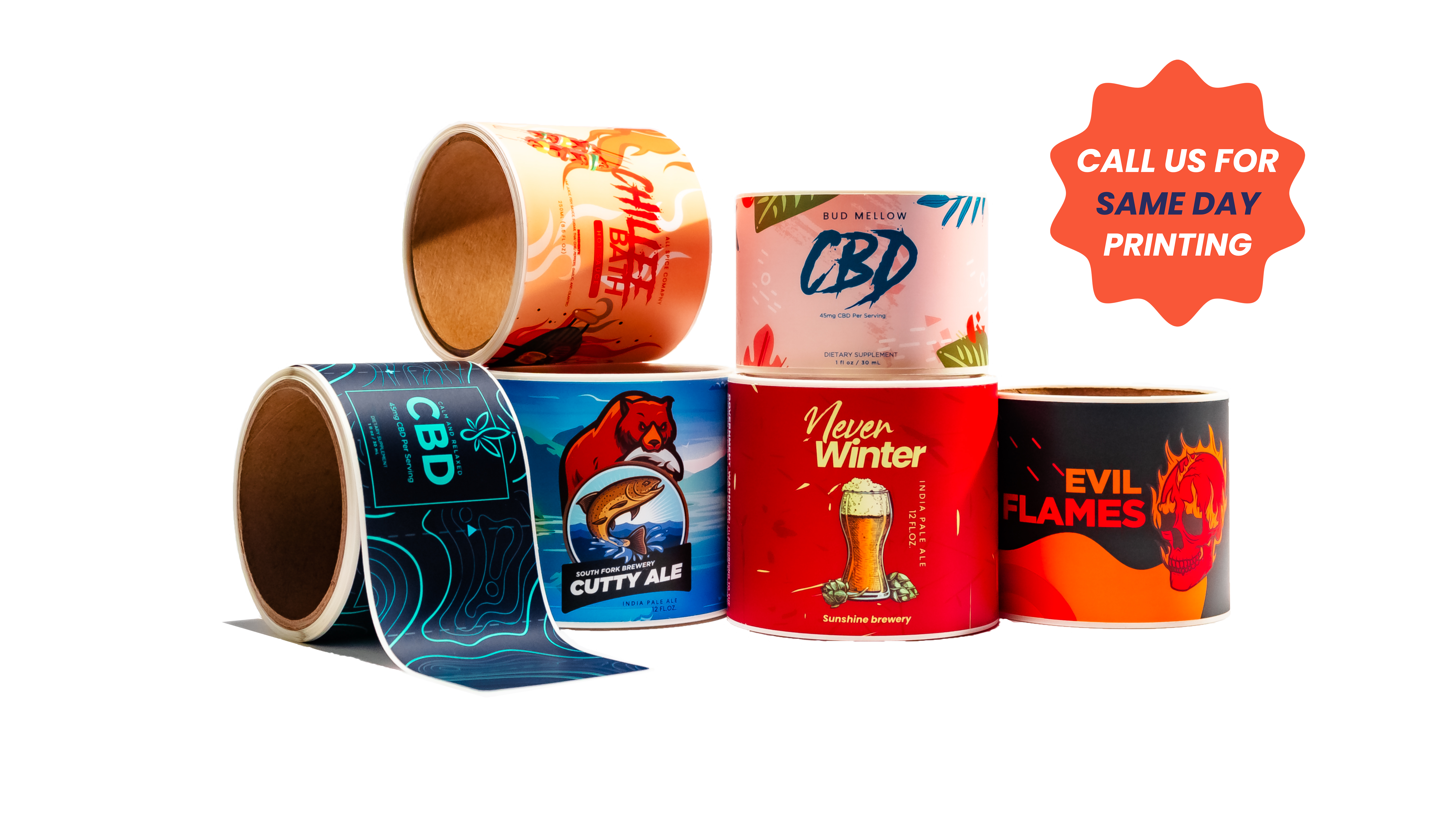 Customer Labels on Rolls – Black Rhino