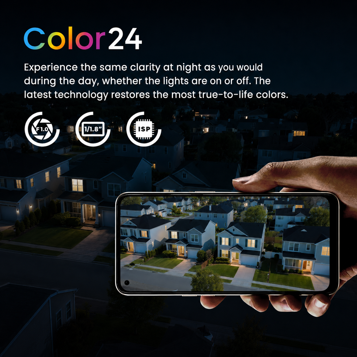 Youkey P320 2.5K QHD Outdoor Wi-Fi Camera IP67 Auto Light Night Vision