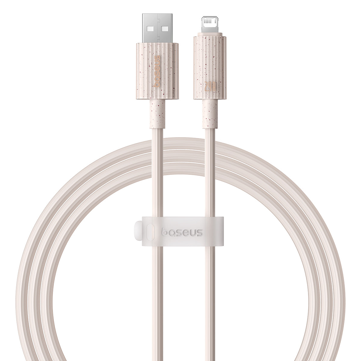 Baseus Habitat Series Fast Charging Cable USB to iP 2.4A wheat pink