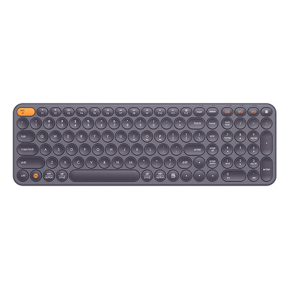 Baseus K01B Wireless Tri-Mode Keyboard - Frosted Gray background white
