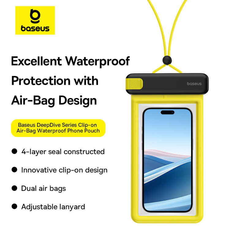 Baseus DeepDive Series Clip-on Air-Bag Waterproof Phone Pouch