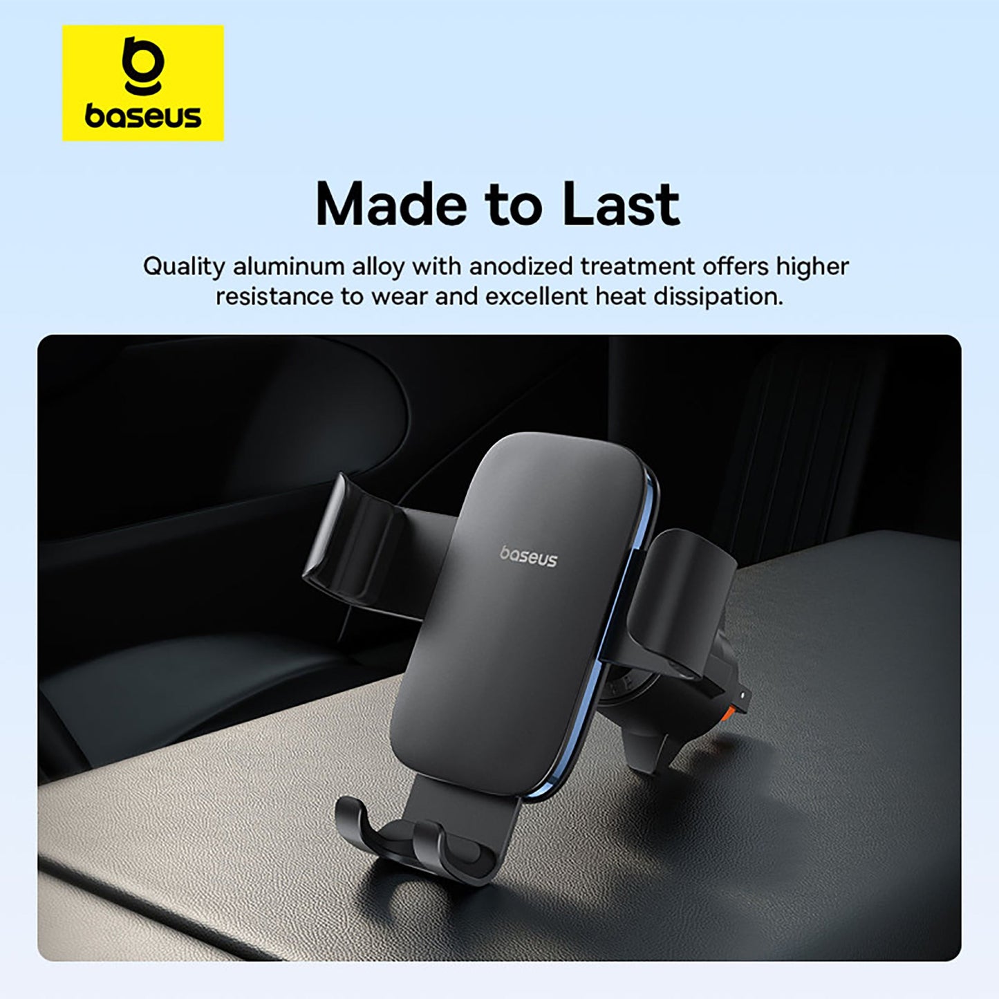 Baseus Metal Age 3 Gravity Car Mount (Air Vent Version)