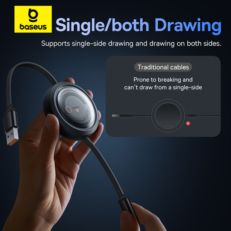Free2Draw Retrctble Cbl USB to M+L+C 100W 1.1m