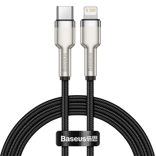 Baseus Cafule Series Metal Type-C to Lightning 20W Data Charging Cable 1m
