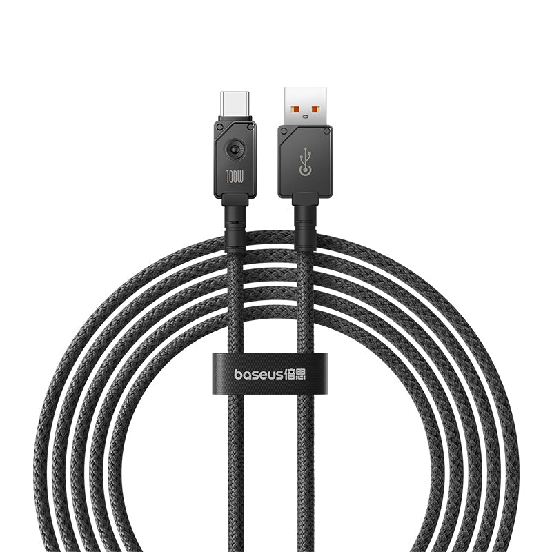 Baseus Unbreakable Series Fast Charging Data Cable USB to Type C 100W On white background
