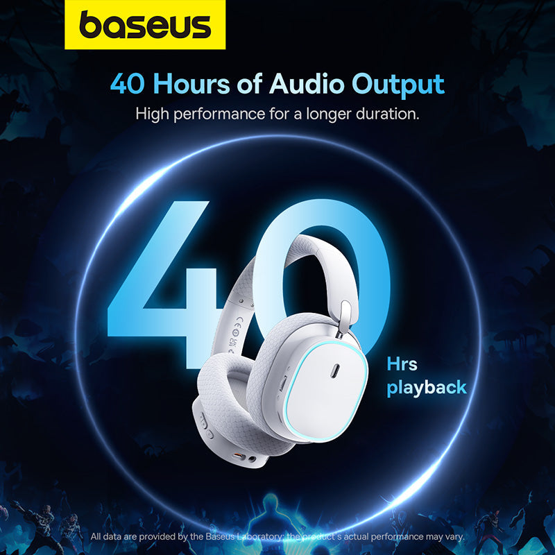 Baseus - AeQur GH02 - Wireless Gaming Headphones - Low Latency, Bluetooth 5.3 - Gaming, Entertainment