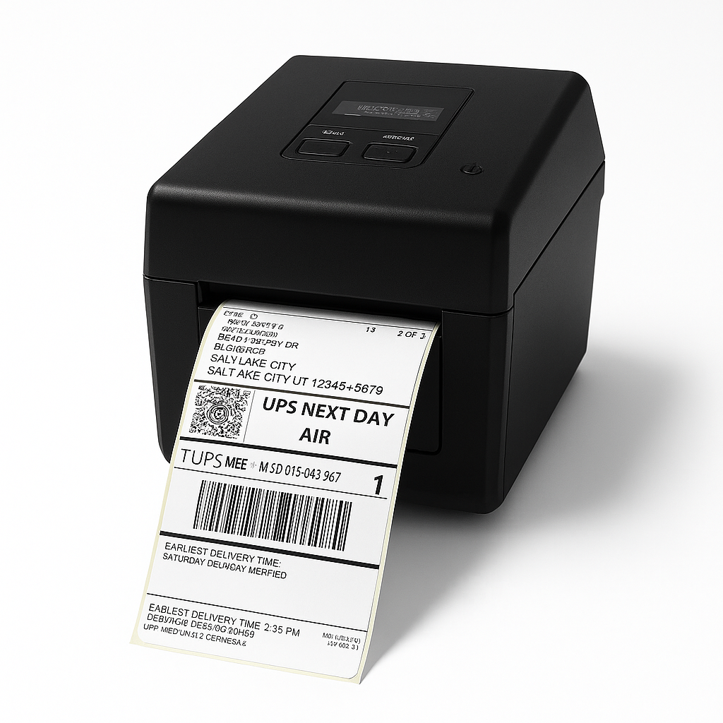 Black Rhino - 100x150mm-500 Pieces Thermal Top Label