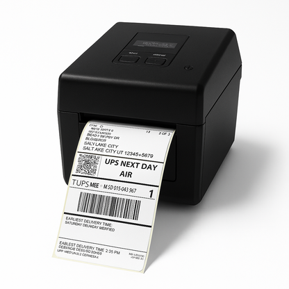 Black Rhino - 100x150mm-500 Pieces Thermal Top Label