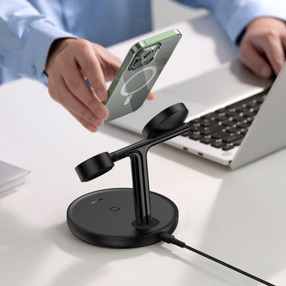 Baseus Swan 3-in-1 Wireless Magnetic Charging Bracket 20W Black Universal Version