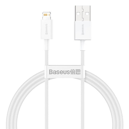 Baseus Superior Series Fast Charging Data Cable USB to iOS 2.4A 1M White