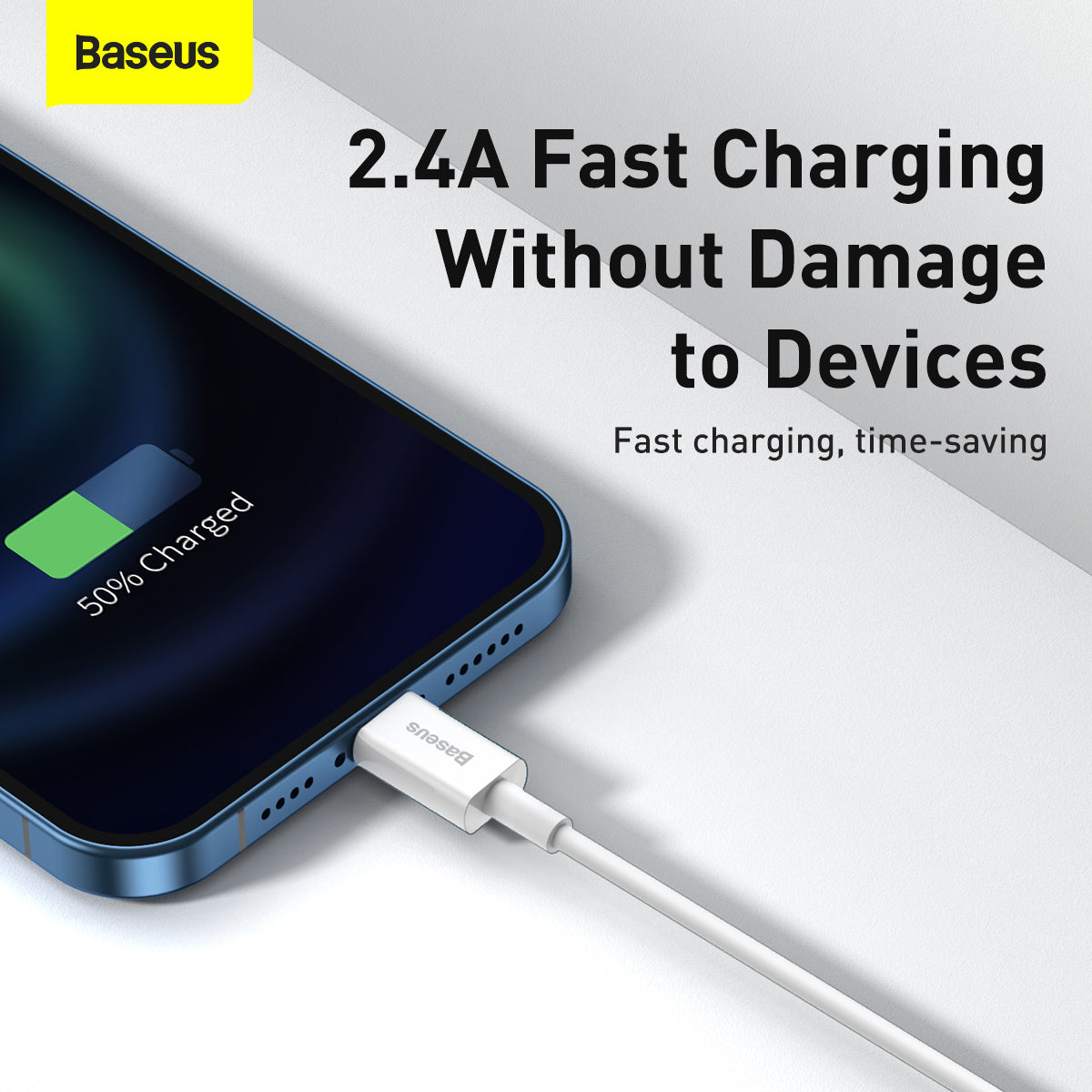 Baseus Superior Series Fast Charging Data Cable USB to iP 2.4A 1.5m