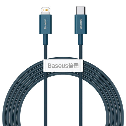 Baseus Superior Series Fast Charging Data Cable Type C to iOS PD 20W 2M Blue