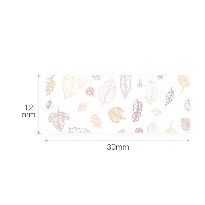 Niimbot Color Series Thermal Label For D11/D110/D101 12x30mm- 210pcs Maple Leaf
