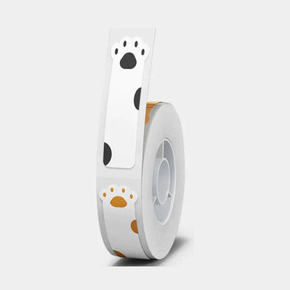Niimbot Cute Series Thermal Label For D11/D110/D101 12x40mm-160pcs-Cat Paw