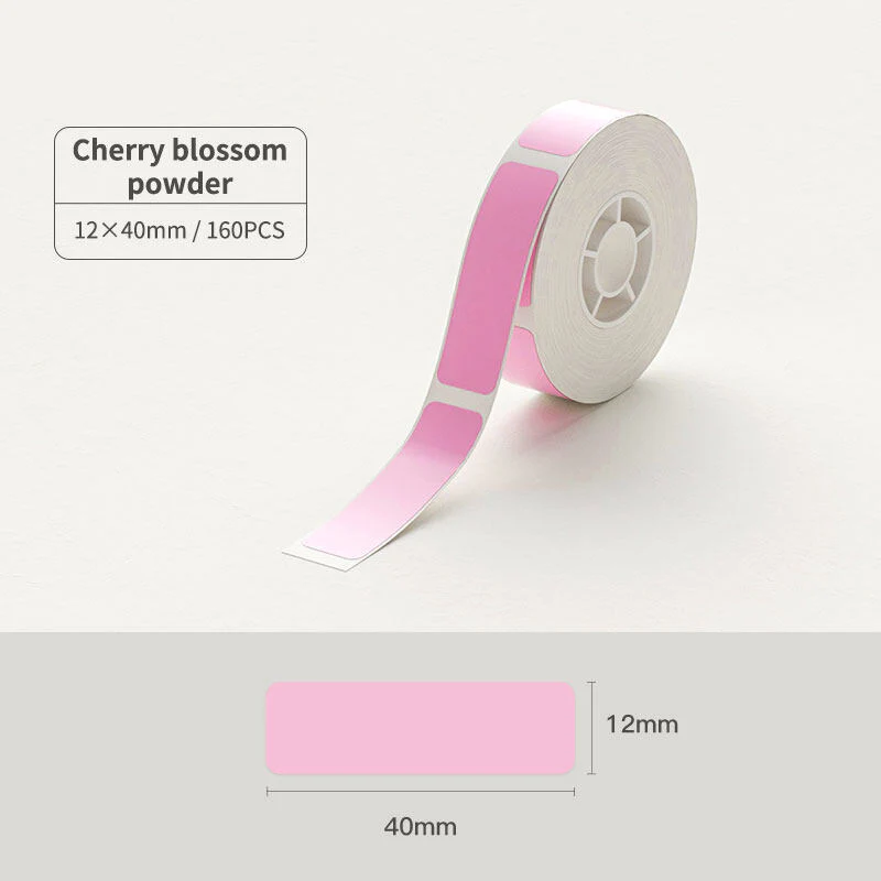 Niimbot Color Series Thermal Label For D11/D110/D101 12*40mm-160pcs Cherry Blossom
