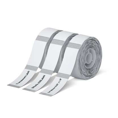 Niimbot Clear Label Bundles (3 Rolls) For D11/D110/D101 3 Rolls Set 14×30-210 pieces
