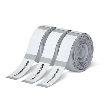 Niimbot Clear Label Bundles (3 Rolls) For D11/D110/D101 3 Rolls Set 14×40-160 pieces