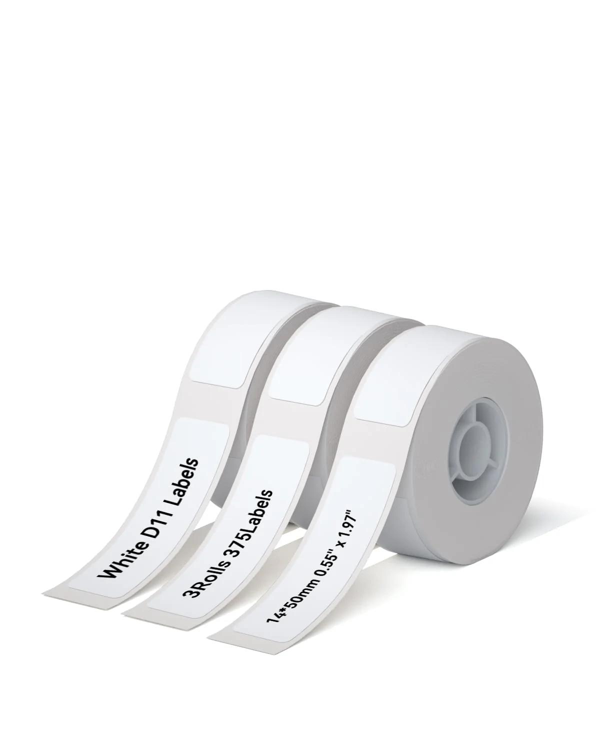 Niimbot White Label Tape Set (3 Rolls) For D11/D110/D101 3 Rolls Set 14×50-125 pieces