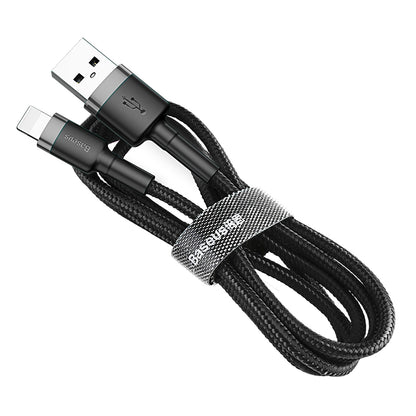 Baseus Cafule Series Charging and Data Cable USB to iOS 2.4A 0.5M Grey