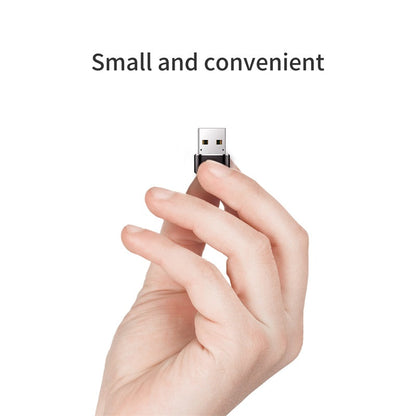 Baseus Mini Type C Female to USB Male Adapter Converter Black