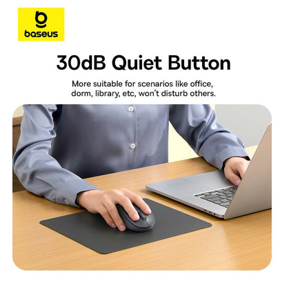 Baseus F02 Ergonomic Wireless Mouse (Without Battery）