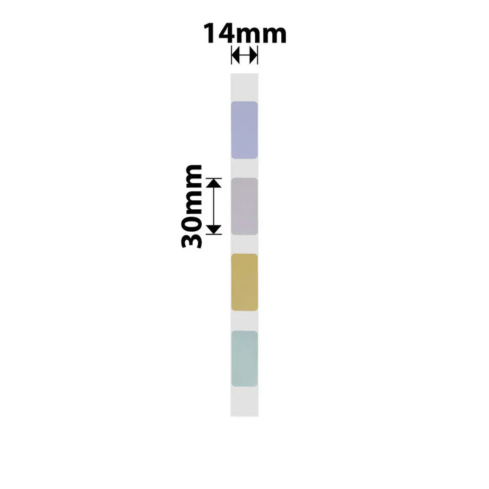 Niimbot Color Series Thermal Label For D11/D110/D101 14x30mm-210pcs Cornfield