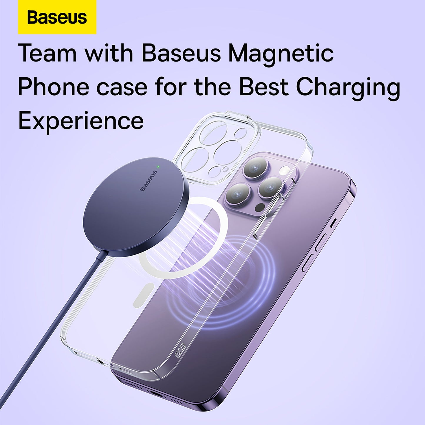 Baseus Simple Mini3 15W Magnetic Wireless Charger