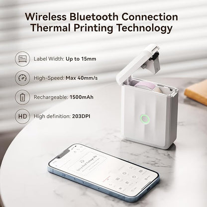 NIIMBOT D110M - Portable Upgraded Clearly Label Printer - Home Use
