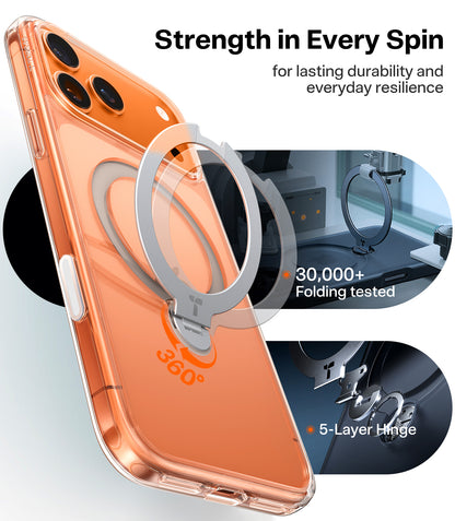 TORRAS Ostand Pro Series iPhone 17 Pro Phonecase CLEAR